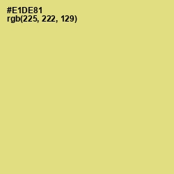 #E1DE81 - Flax Color Image