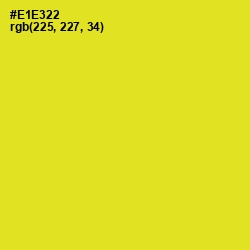 #E1E322 - Golden Fizz Color Image