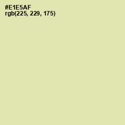 #E1E5AF - Double Colonial White Color Image