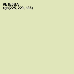 #E1E5BA - Fall Green Color Image