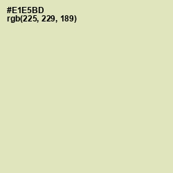 #E1E5BD - Fall Green Color Image