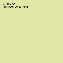 #E1E7A4 - Double Colonial White Color Image