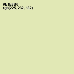 #E1E8B6 - Fall Green Color Image