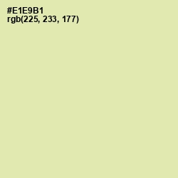 #E1E9B1 - Fall Green Color Image