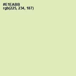 #E1EABB - Fall Green Color Image