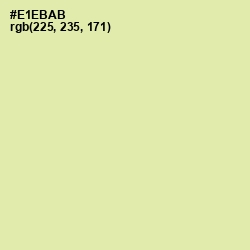 #E1EBAB - Double Colonial White Color Image