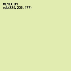 #E1ECB1 - Fall Green Color Image