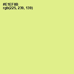 #E1EF8B - Mindaro Color Image