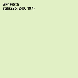 #E1F0C5 - Tahuna Sands Color Image