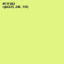 #E1F682 - Mindaro Color Image