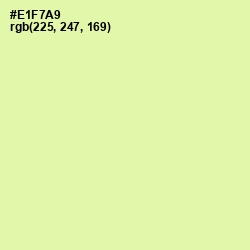 #E1F7A9 - Tidal Color Image