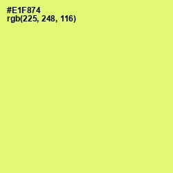 #E1F874 - Manz Color Image