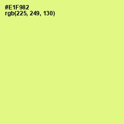 #E1F982 - Mindaro Color Image