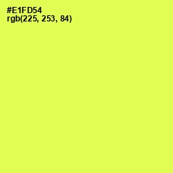 #E1FD54 - Starship Color Image