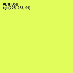 #E1FD5B - Starship Color Image