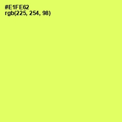 #E1FE62 - Canary Color Image