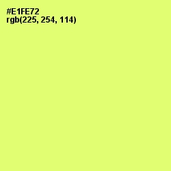 #E1FE72 - Manz Color Image