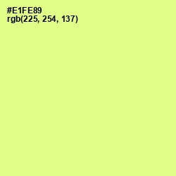 #E1FE89 - Mindaro Color Image