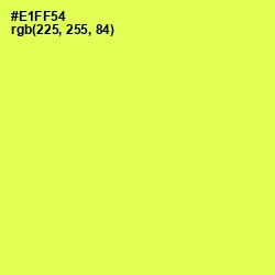 #E1FF54 - Starship Color Image