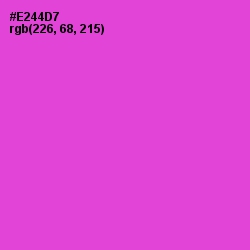 #E244D7 - Fuchsia Pink Color Image