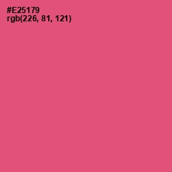 #E25179 - Mandy Color Image