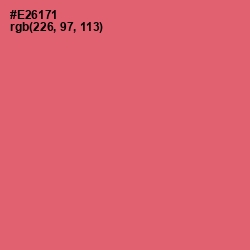 #E26171 - Sunglo Color Image