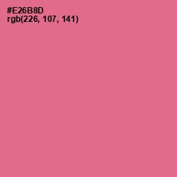 #E26B8D - Deep Blush Color Image