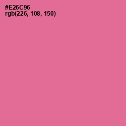 #E26C96 - Deep Blush Color Image