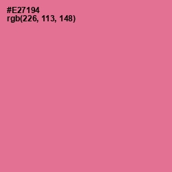 #E27194 - Deep Blush Color Image