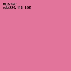 #E2749C - Deep Blush Color Image