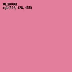 #E2809B - Sea Pink Color Image