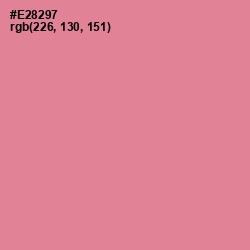 #E28297 - Sea Pink Color Image