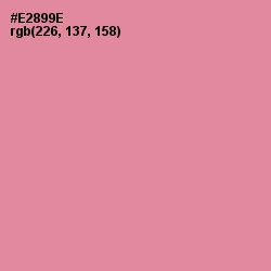 #E2899E - Sea Pink Color Image