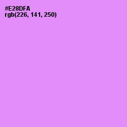 #E28DFA - Lavender Magenta Color Image