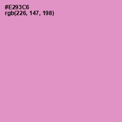 #E293C6 - Shocking Color Image