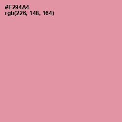 #E294A4 - Carissma Color Image