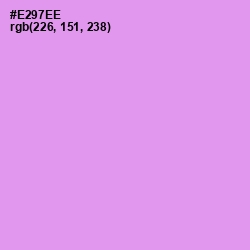 #E297EE - Lavender Magenta Color Image