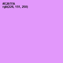 #E297FA - Lavender Magenta Color Image