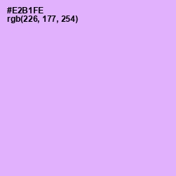 #E2B1FE - Mauve Color Image