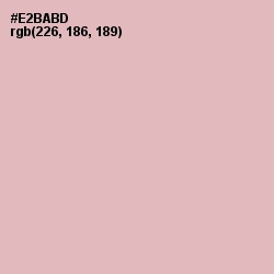 #E2BABD - Cavern Pink Color Image