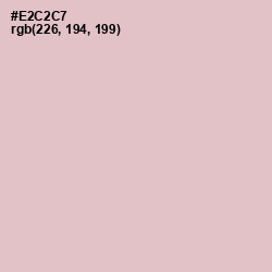 #E2C2C7 - Pink Flare Color Image