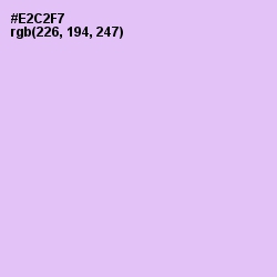 #E2C2F7 - French Lilac Color Image