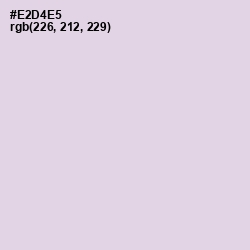 #E2D4E5 - Snuff Color Image