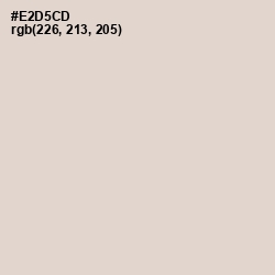 #E2D5CD - Bone Color Image