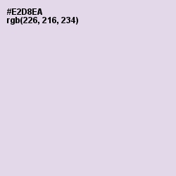 #E2D8EA - Snuff Color Image