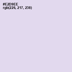 #E2D9EE - Snuff Color Image