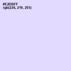 #E2DBFF - Snuff Color Image