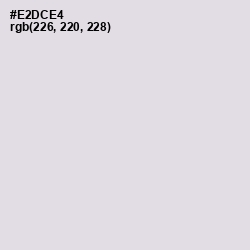 #E2DCE4 - Snuff Color Image