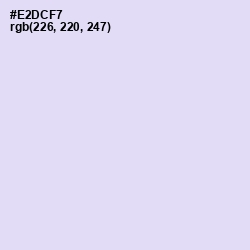 #E2DCF7 - Snuff Color Image