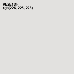 #E2E1DF - Periglacial Blue Color Image